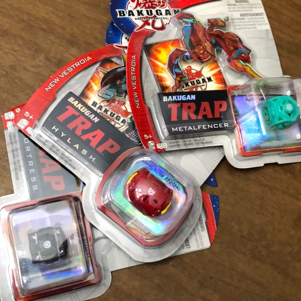 Bakugan set of 3 battle brawlers